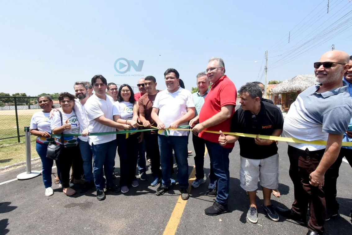 Rafael Fonteles inaugura mais de 4 mil metros de asfalto em Parnaíba executados por meio do OPA